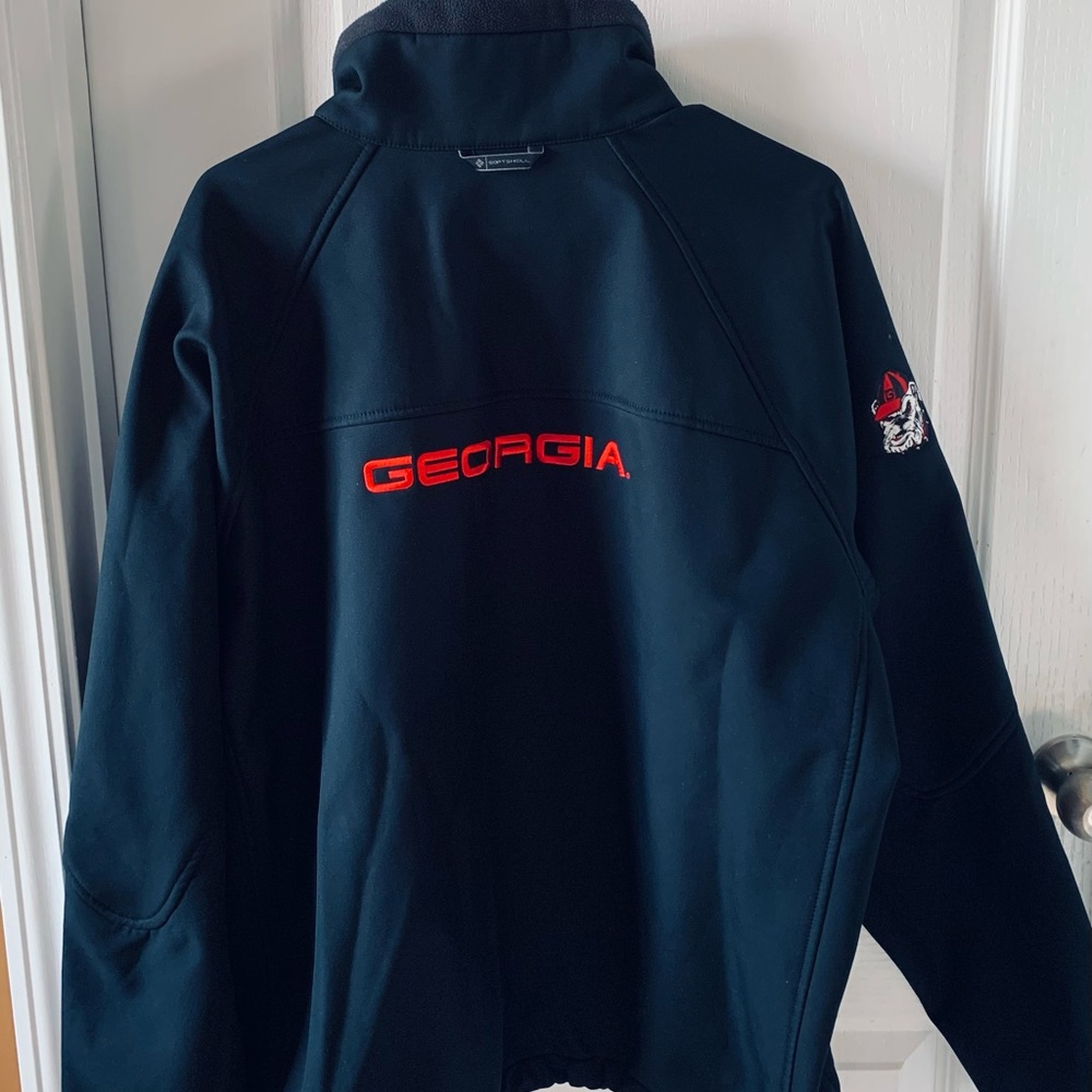 Columbia Softshell Georgia Bulldogs Fleece Jacket